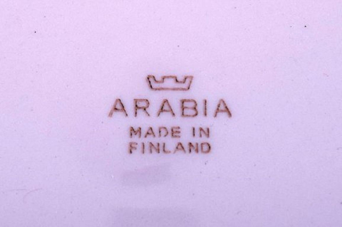 Arabia, Finland, Pink Porcelain Coffee Set for Seven People, 1960s 1