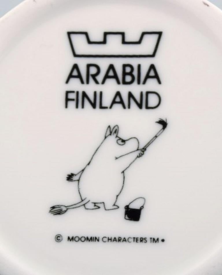 Arabia Finland Two Cups in Porcelain with Motifs from 