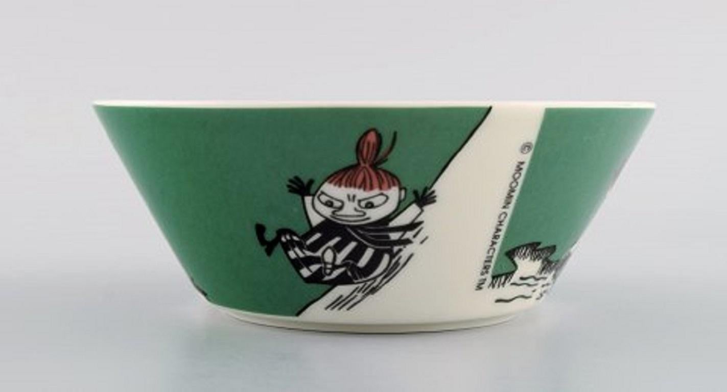 Scandinavian Modern Arabia, Finland, Two Porcelain Bowls with Motifs from 