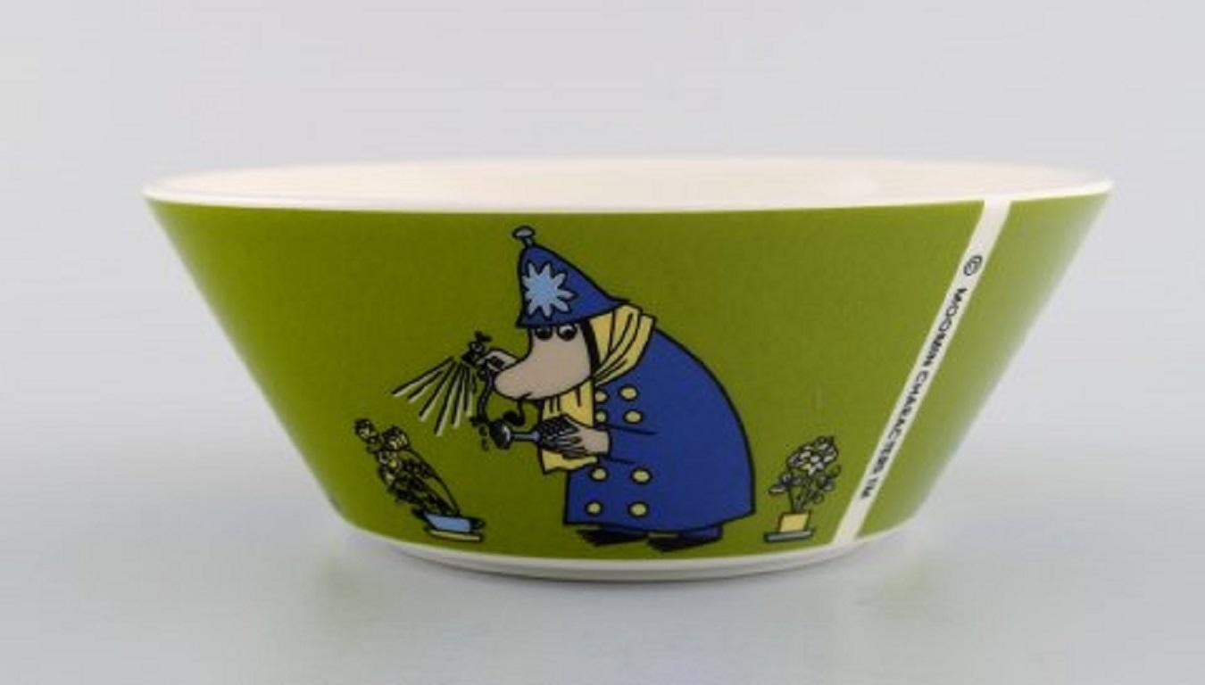 Scandinavian Modern Arabia, Finland, Two Porcelain Bowls with Motifs from 
