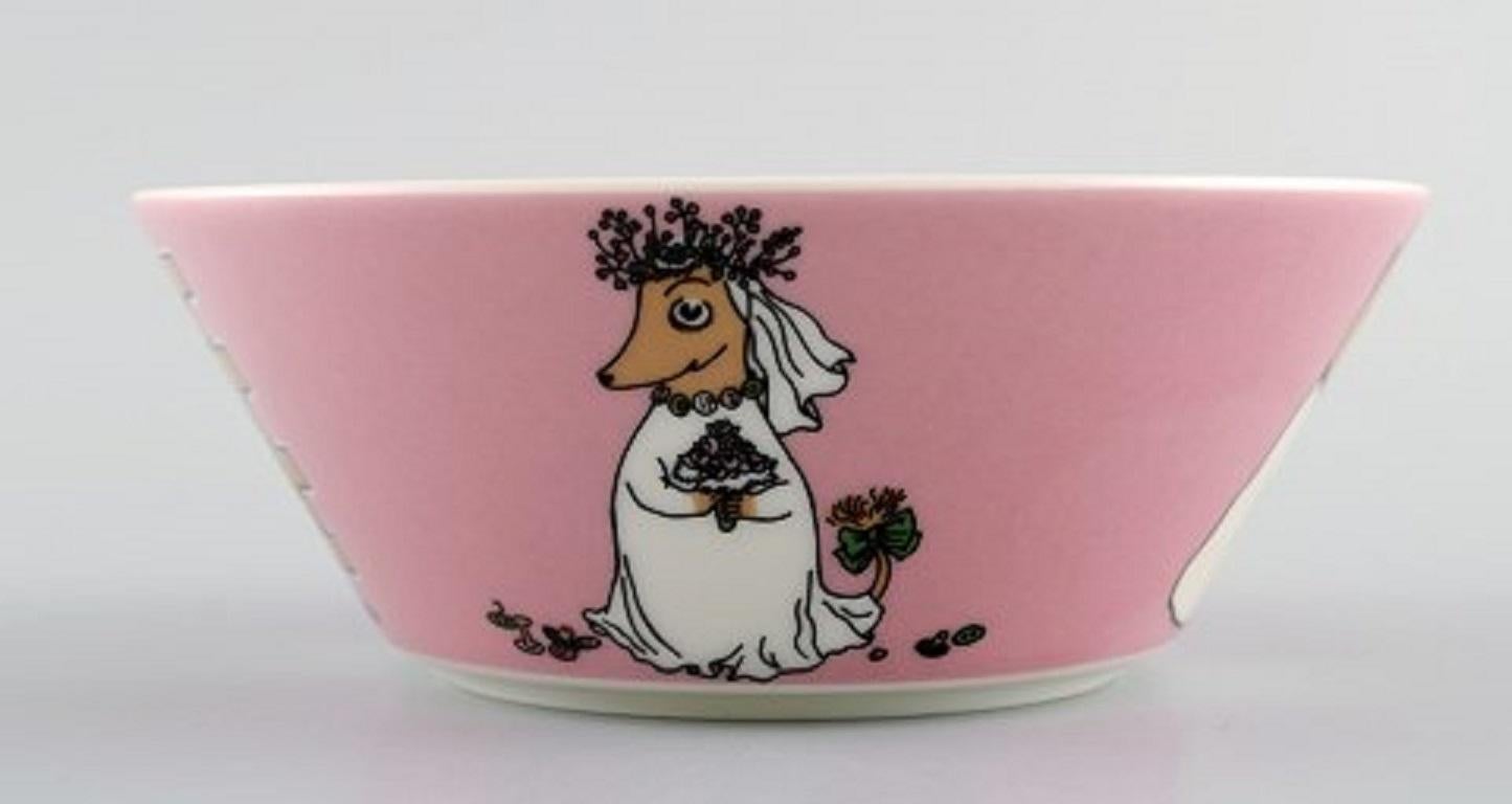 Arabia, Finnland, zwei Porzellanschalen mit Motiven aus „Moomin“ (Skandinavische Moderne) im Angebot