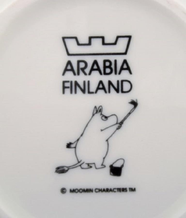 Arabia, Finnland Zwei Porzellanschalen mit Motiven von „Moomin“, Ende des 20. Jahrhunderts im Angebot 2