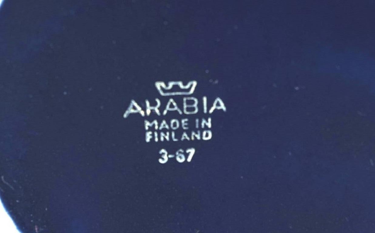 Milieu du XXe siècle Arabia, Finlande, Vase en porcelaine émaillée, années 1940/50 en vente