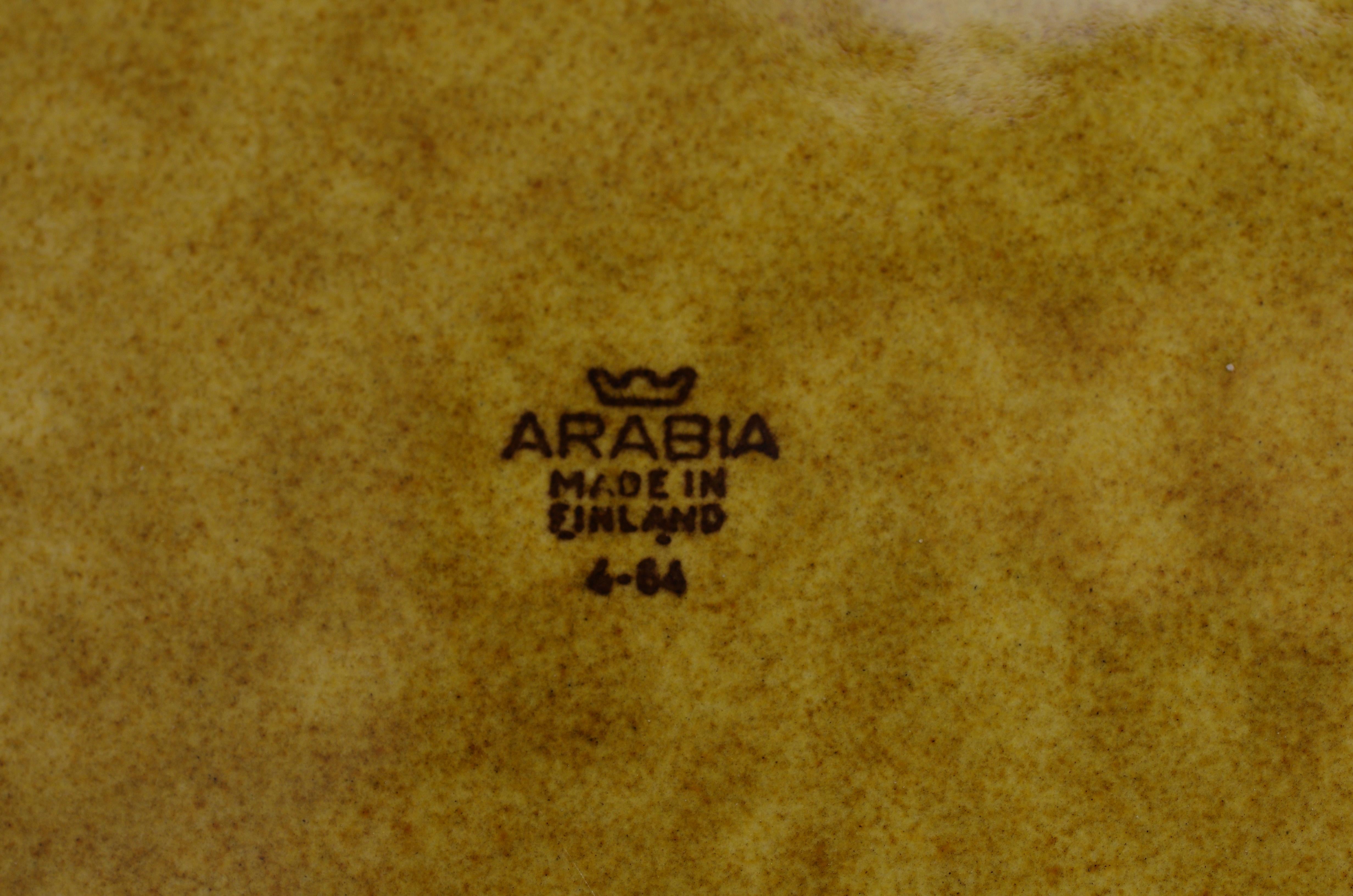Milieu du XXe siècle Assiettes (6x) Arabia - Kosmos en vente