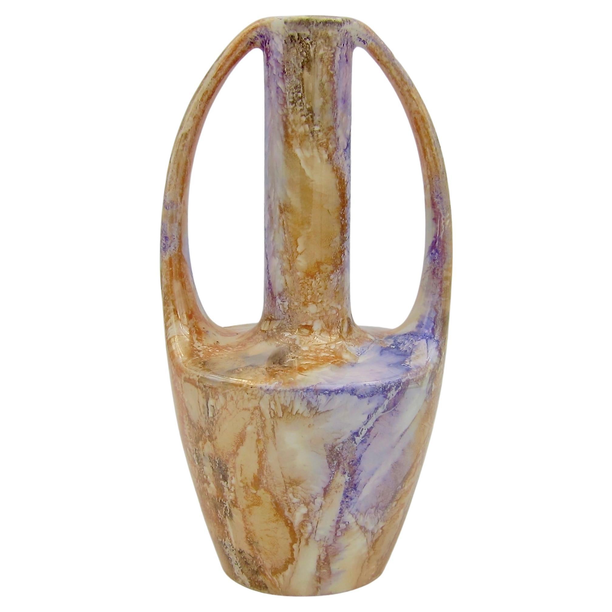 Arabia of Finland Marble Lustre Vase 1928-1932 For Sale at 1stDibs