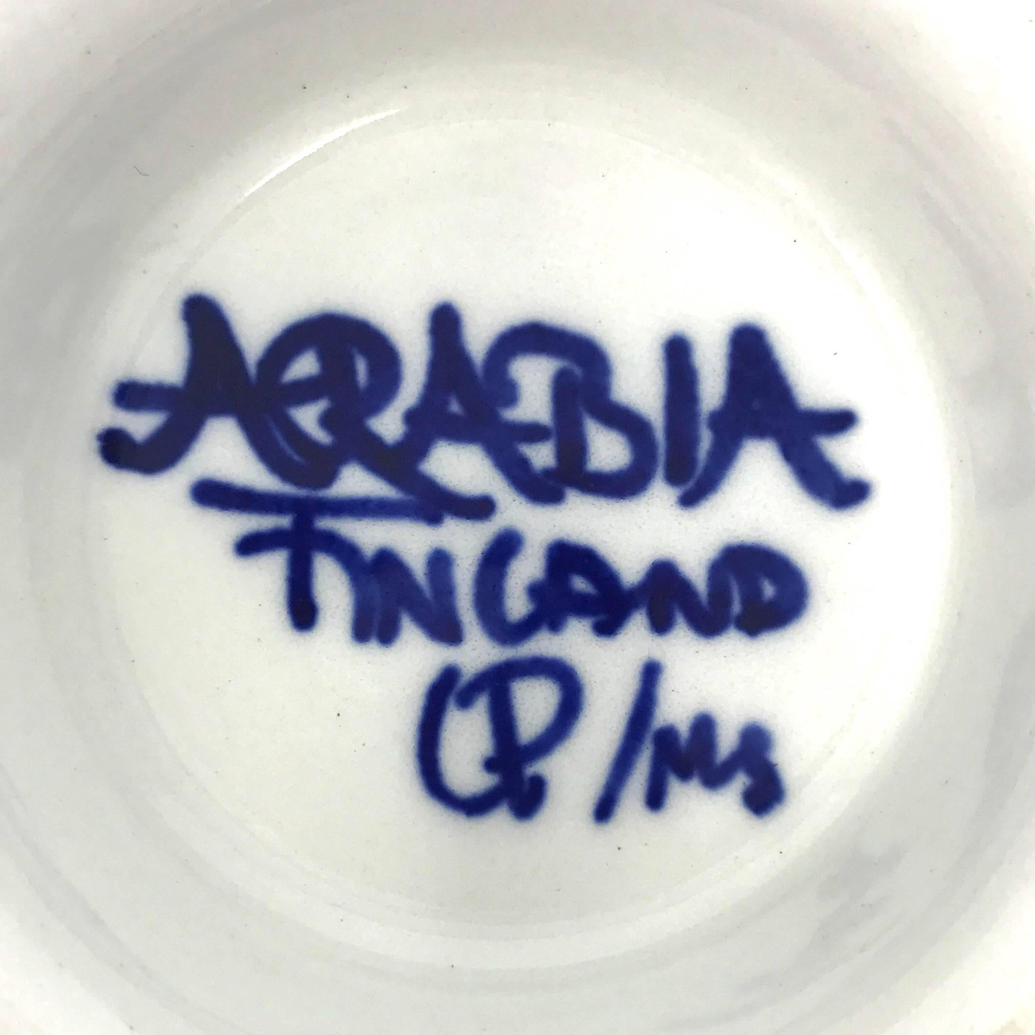 Ceramic Arabia of Finland Valencia Cup and Saucer by Ulla Procope For Sale