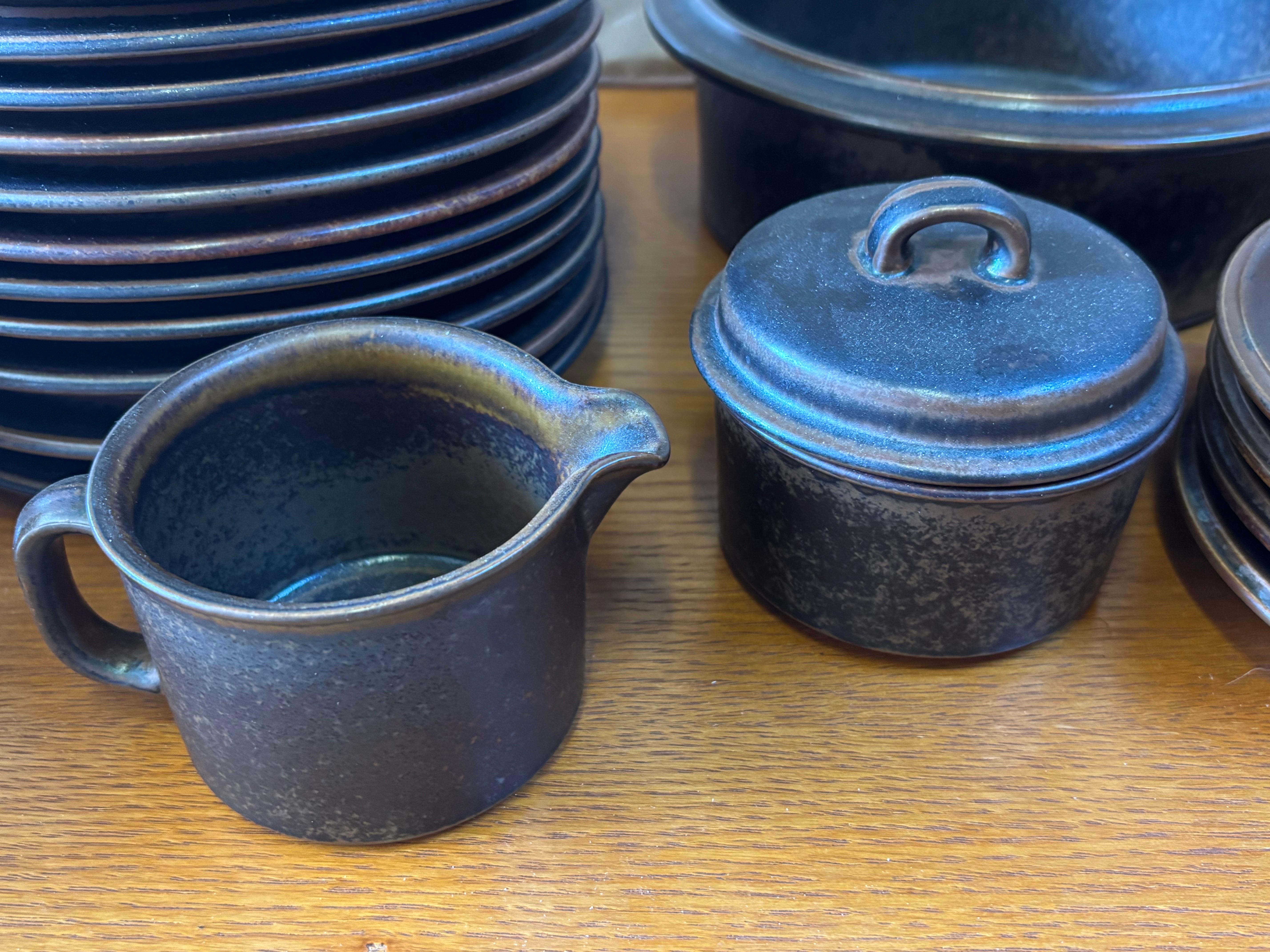 Ironstone Arabia Ruska Set of Dishes 43 Pieces