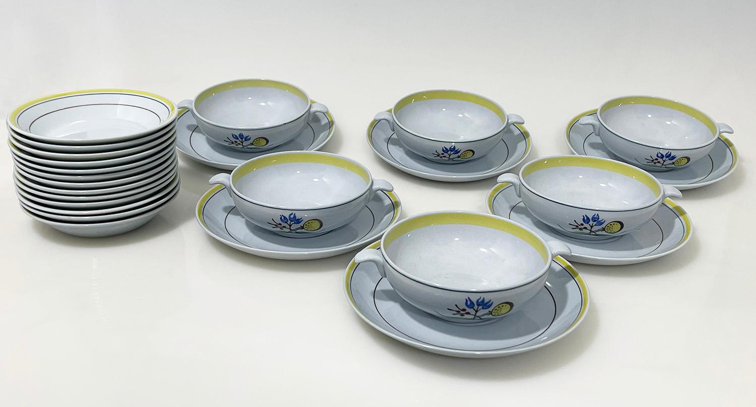 20th Century Arabia soup service set by Olga Osol, Finland 1960s For Sale