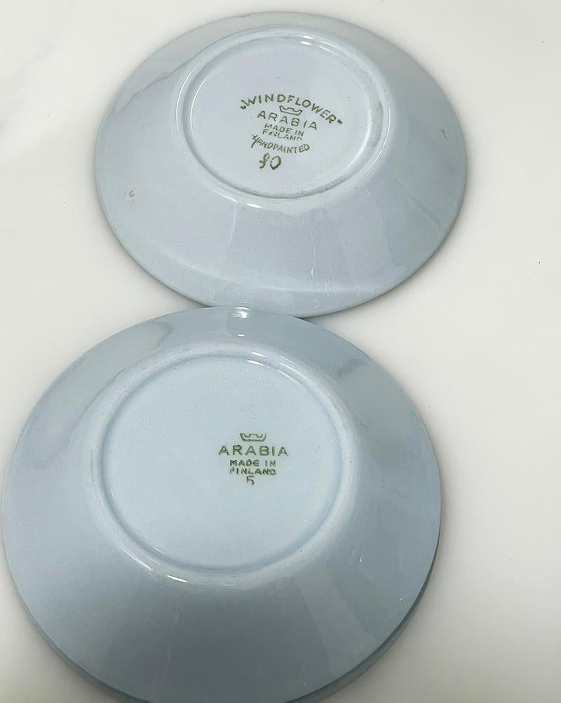 Arabia soup service set by Olga Osol, Finland 1960s For Sale 1