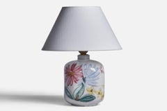 Arabia, Table Lamp, Stoneware, Finland, 1940s