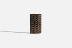 Arabia, Vase, Brown-Glazed Stoneware, Finland, 1950s