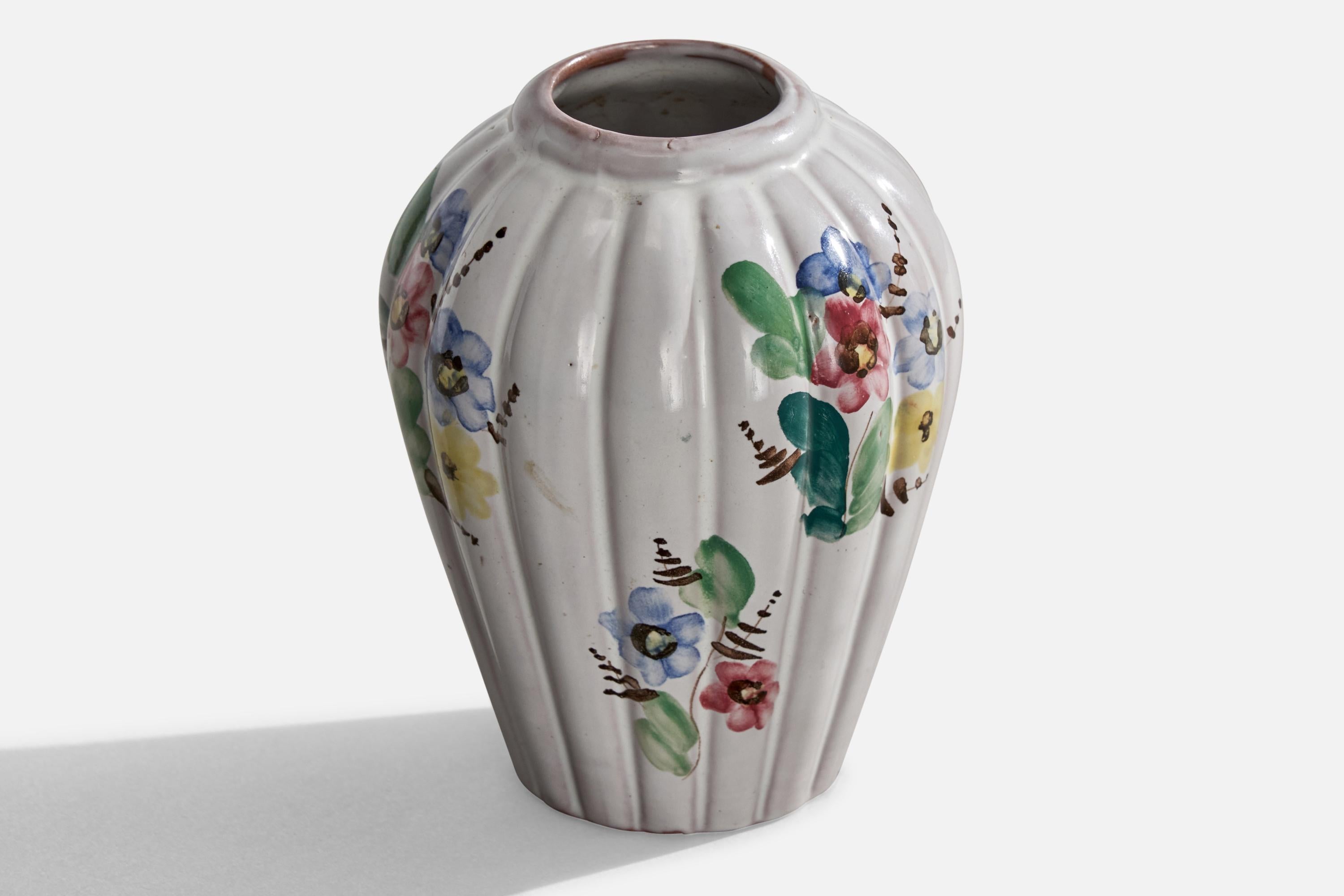 Scandinavo moderno Arabia, Vaso, Gres, Finlandia, anni '40 in vendita