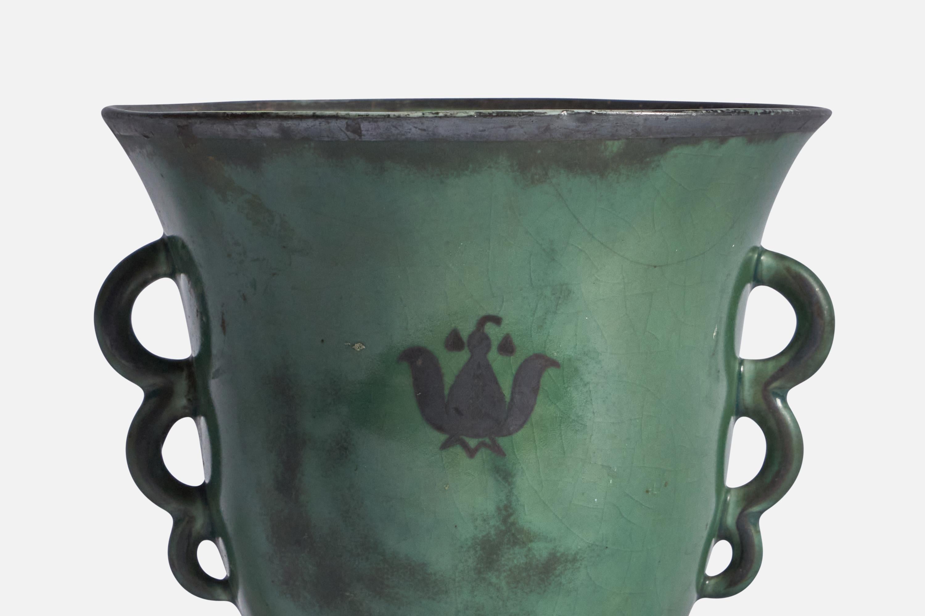 Finnish Arabia, Vase, Stoneware, Finland, 1940s For Sale