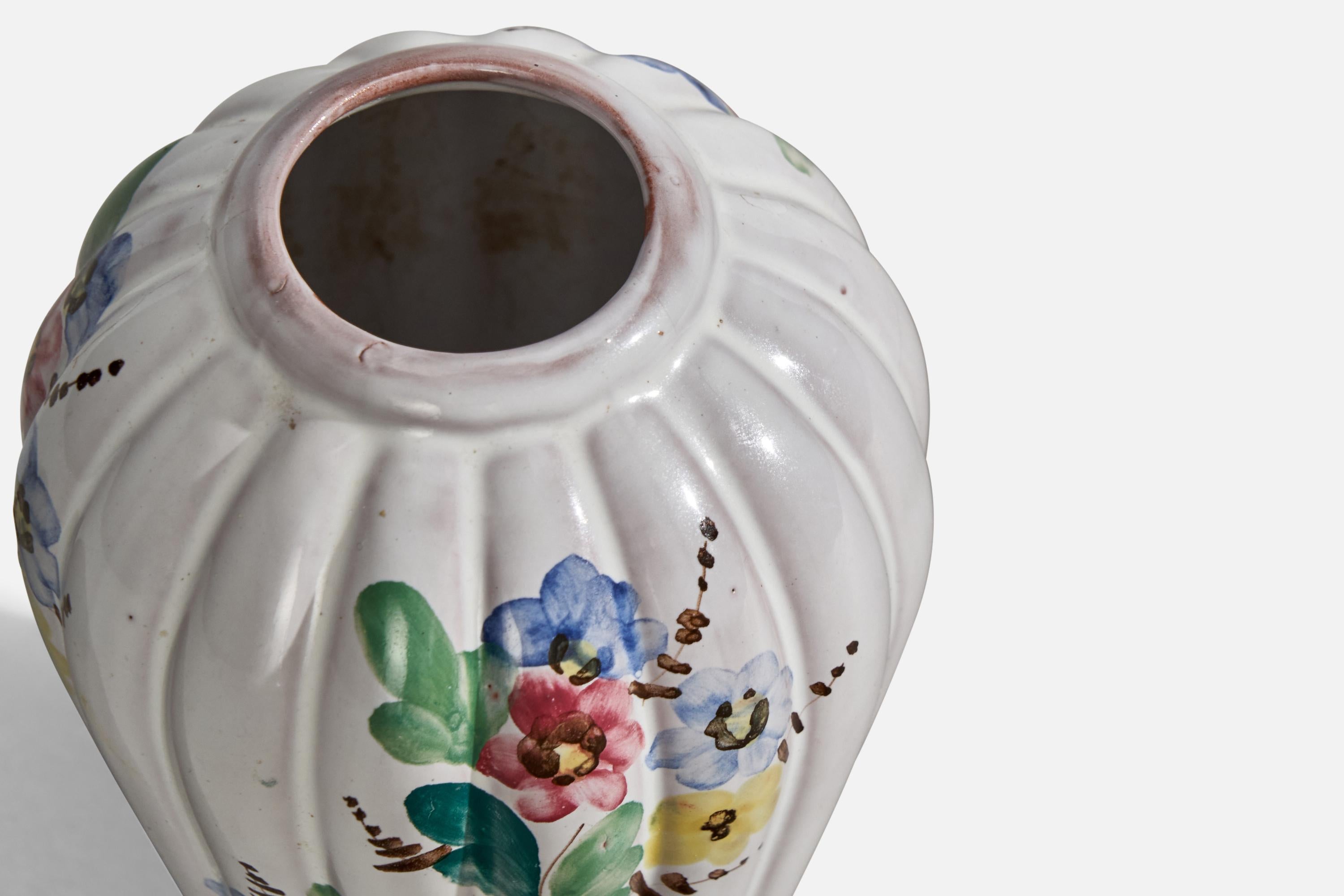 Arabia, Vaso, Gres, Finlandia, anni '40 In condizioni buone in vendita a High Point, NC