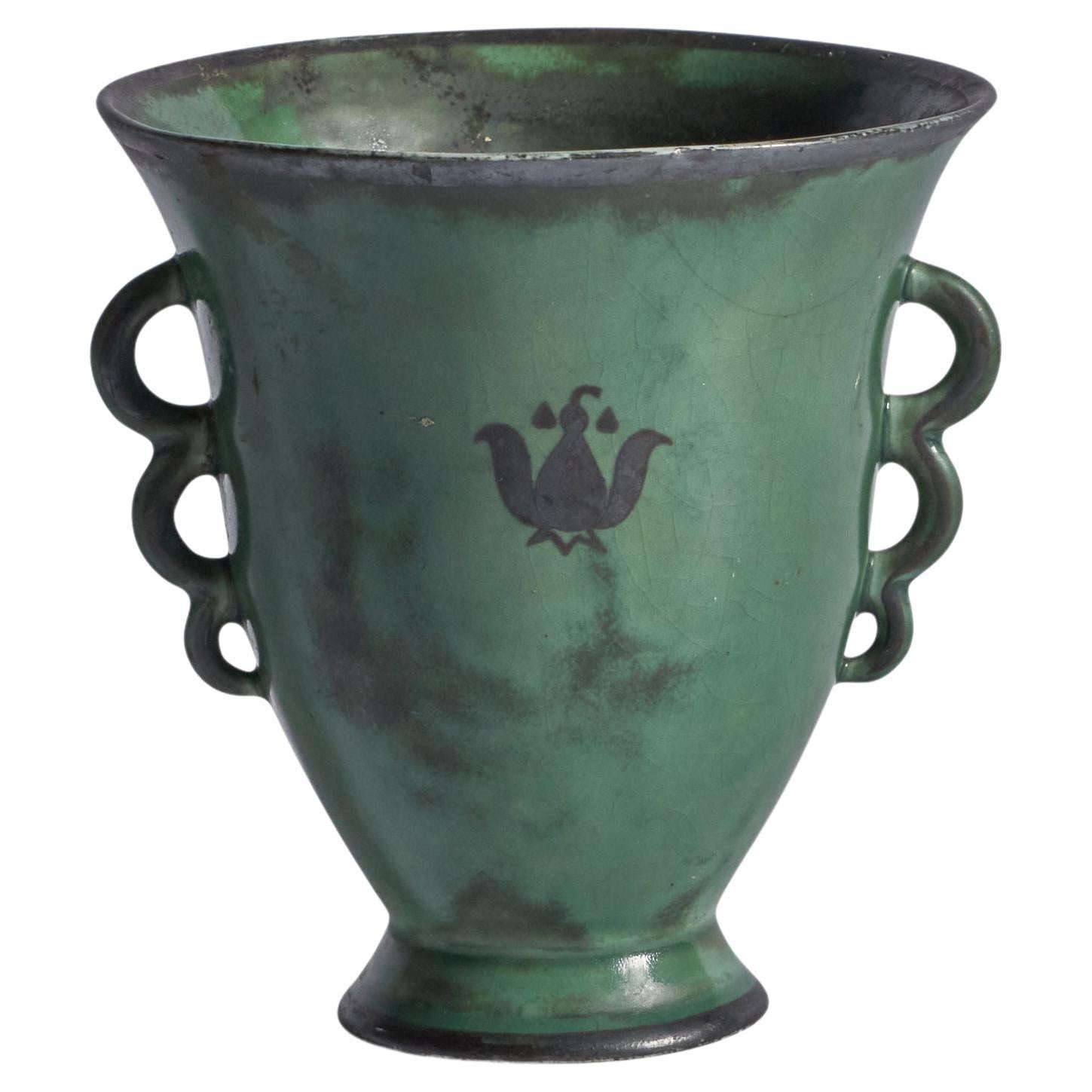 Arabia, Vase, Stoneware, Finland, 1940s For Sale