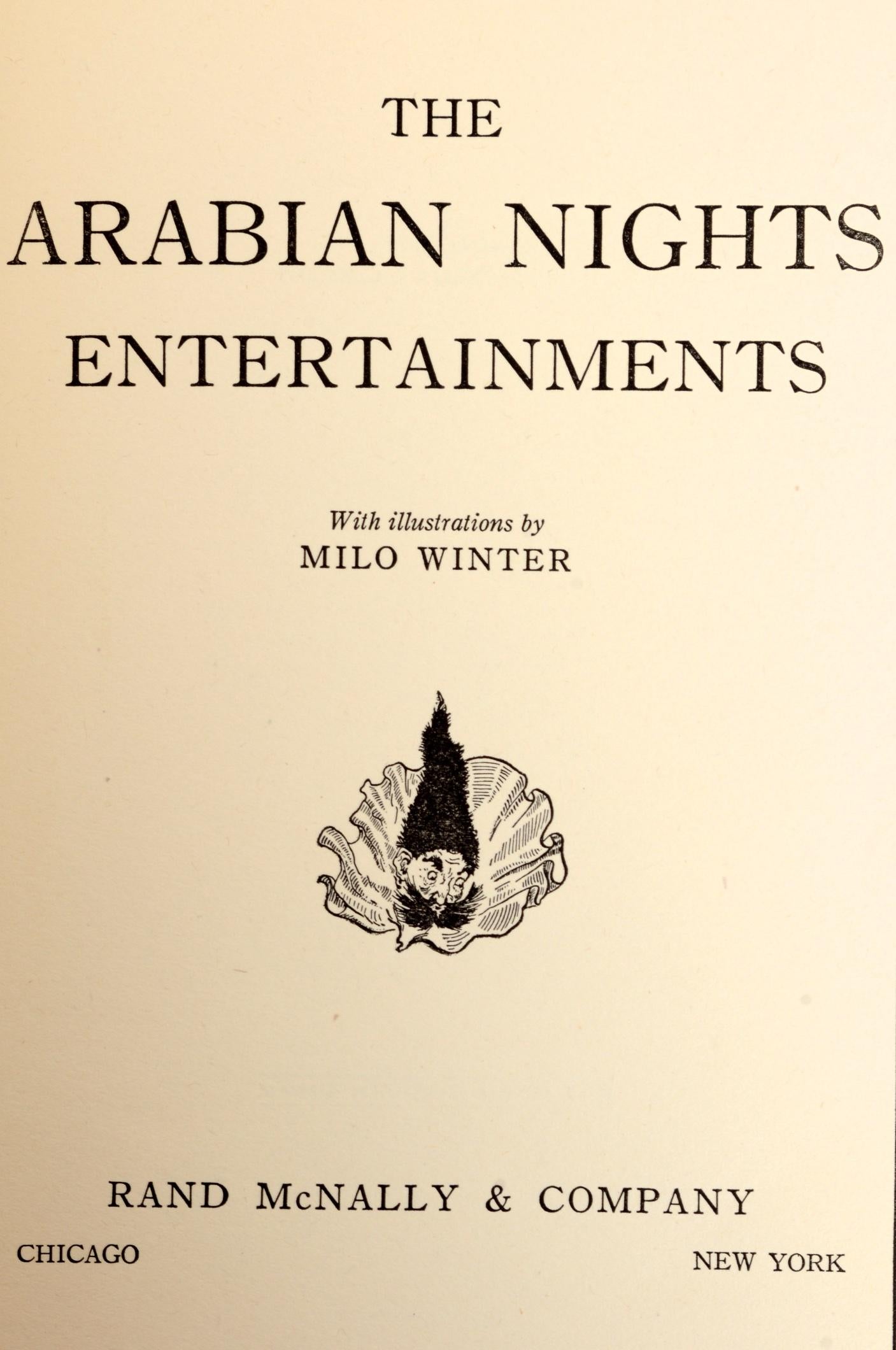 Arabian Nights Entertainments, Translated by Dr. Jonathan Scott, First Edition 2