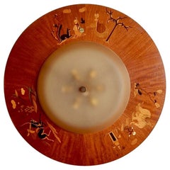 "Arabian Nights" Swedish Deco Light Fixture by Birger Ekman for Mjolby Intarsia