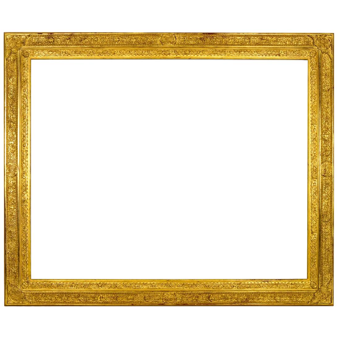 Arabian Style Frame in Giltwood, 20th Century For Sale