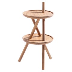 Araçá Side Table by +55design – Sculptural Wood Design with Fruit Bowl Origin