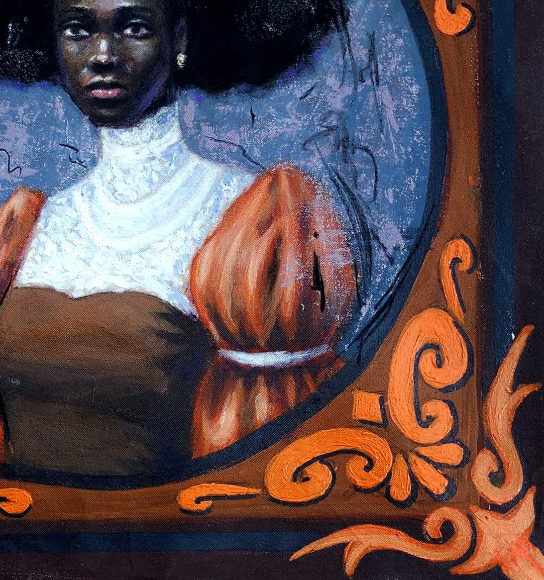 Bound By Time 1 - 21° secolo, Contemporaneo, Ritratto figurativo, Africa People in vendita 1
