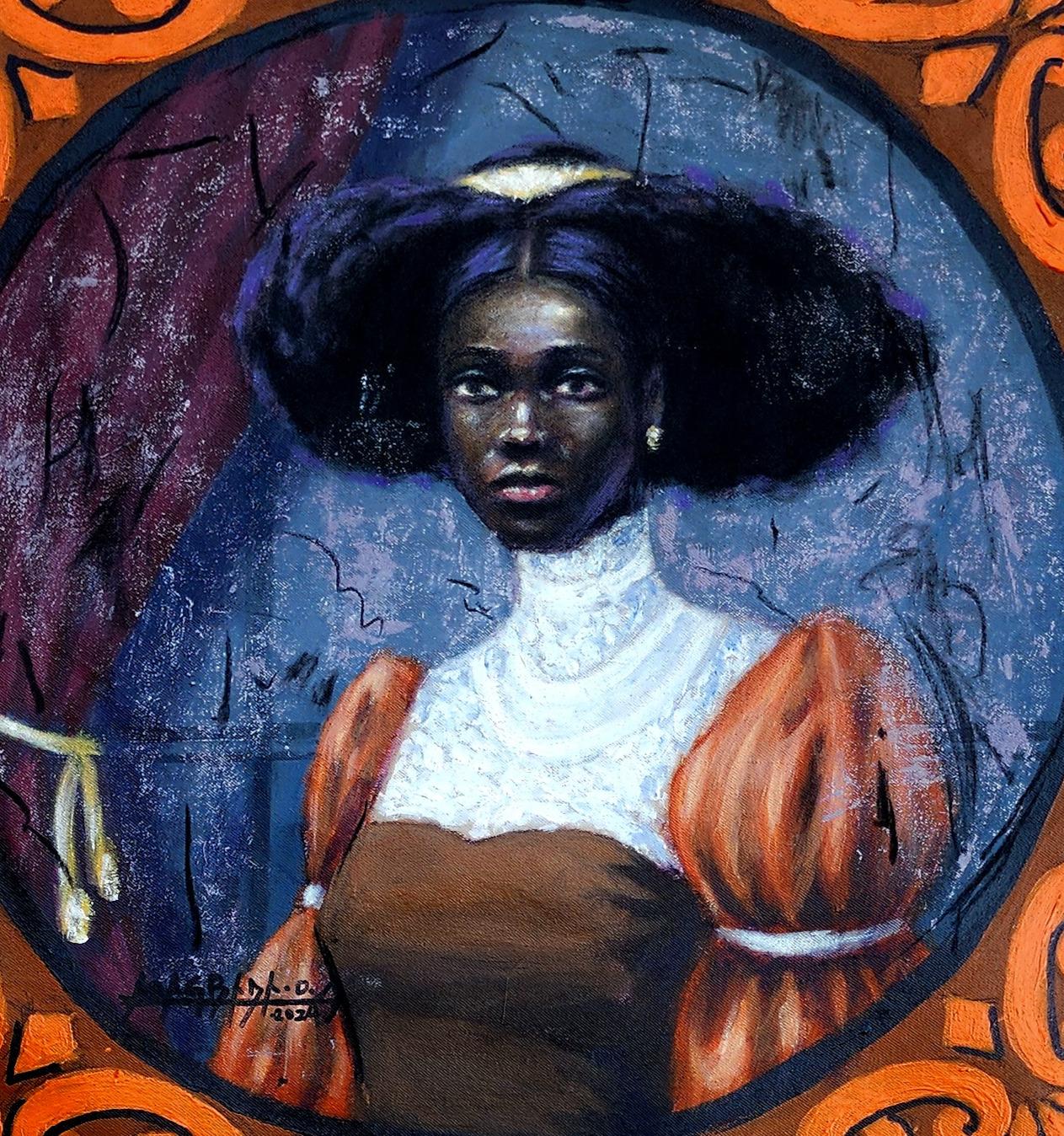 Bound By Time 1 - 21° secolo, Contemporaneo, Ritratto figurativo, Africa People in vendita 2