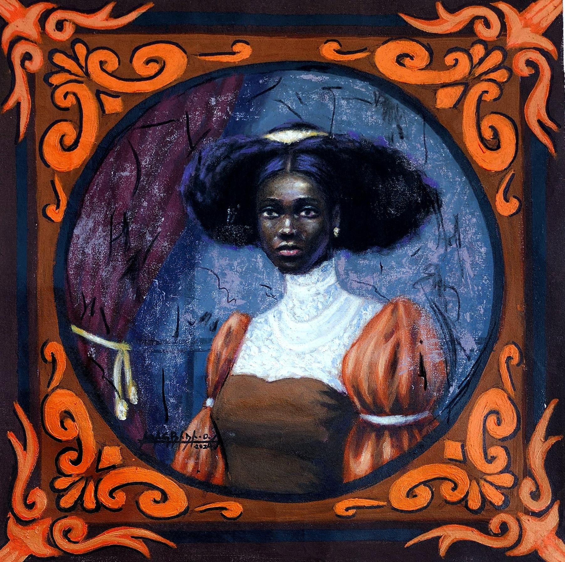 Bound By Time 1 - 21e siècle, Contemporain, Portrait figuratif, Afrique People