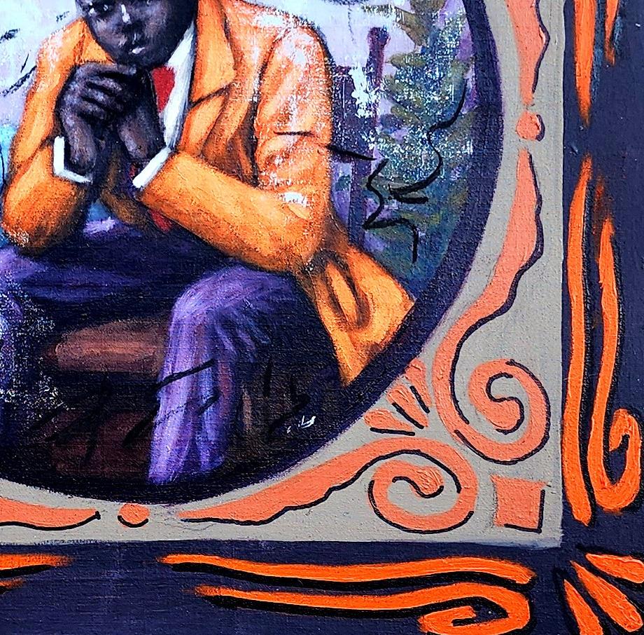 Bound By Time 2 - 21° secolo, Contemporaneo, Ritratto figurativo, Persone dell'Africa in vendita 1