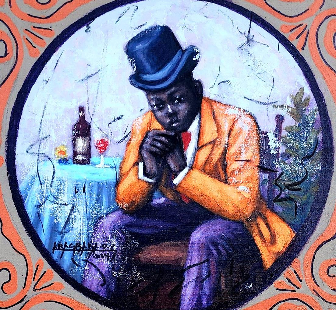 Bound By Time 2 - 21° secolo, Contemporaneo, Ritratto figurativo, Persone dell'Africa in vendita 2