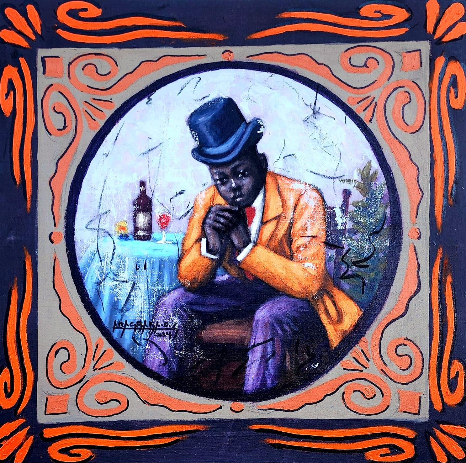 Bound By Time 2 - 21st Century, Contemporary, Figurative Portrait, Africa People
