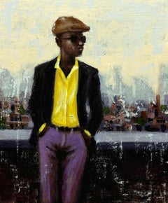 Observing the city Rhythm 1  - 21st Century Contemporary Figurative Portrait