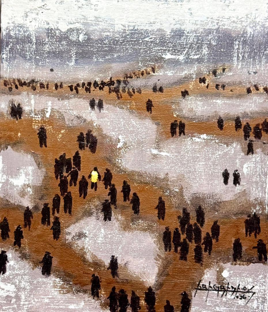 Aragbada Stephen Portrait Painting – Dein Weg 1  - 21. Jahrhundert Zeitgenössisch, Expressionistisch, Modern