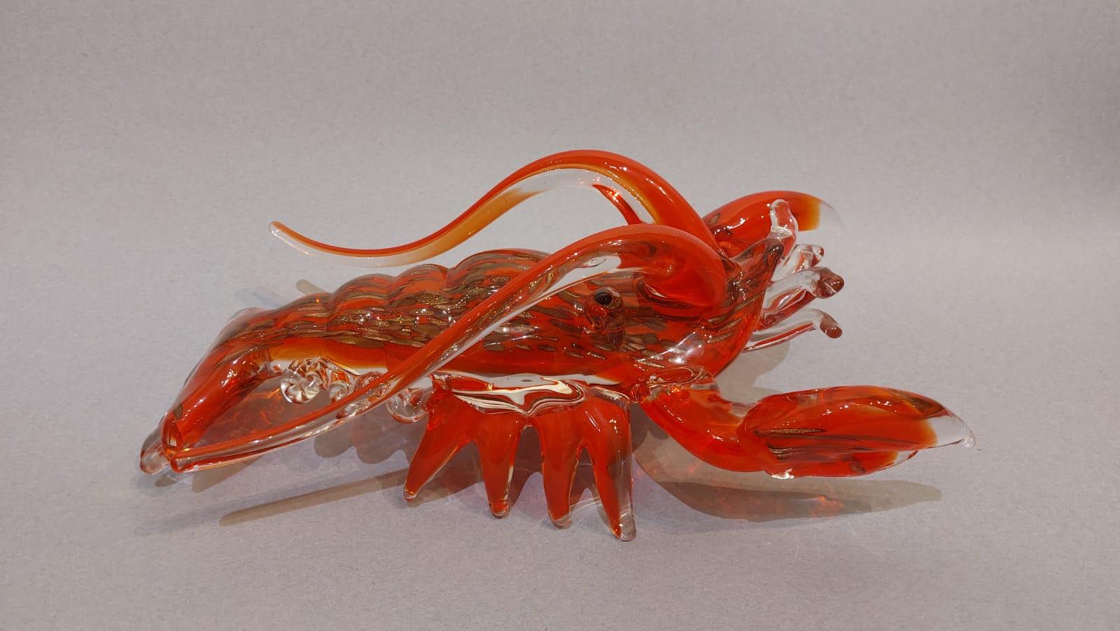 Murano glass lobster attributed to Toni Zuccheri For Sale 1