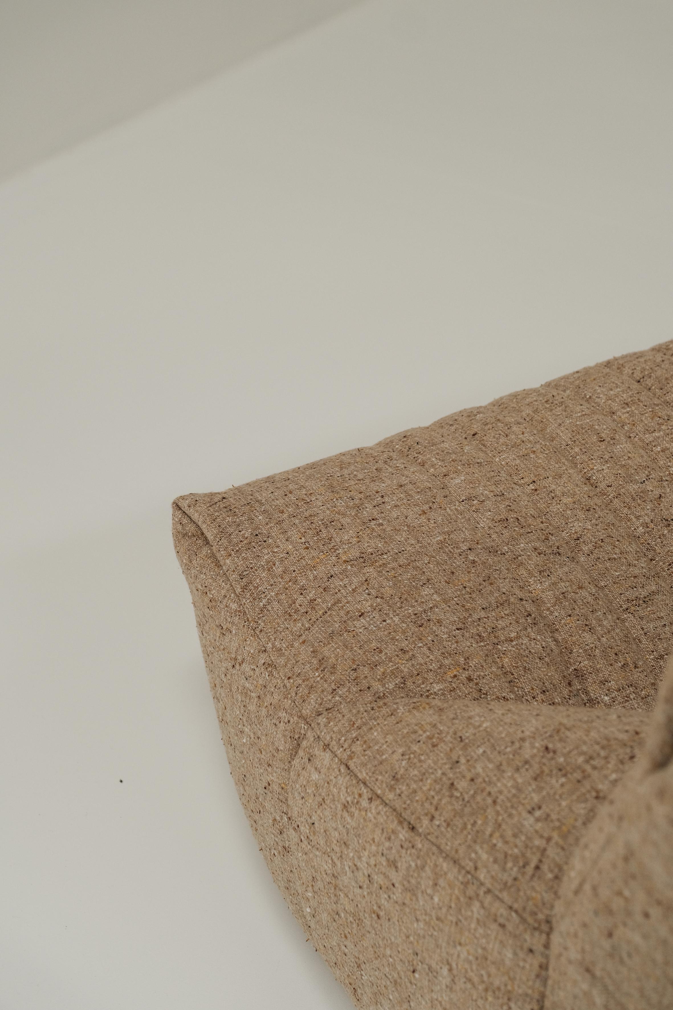 Textile Aralia 2 seater designed by Michel Ducaroy for Ligne Roset