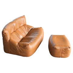 Aralia Lounge Sofa + Ottoman, Michel Ducaroy, Ligne Roset