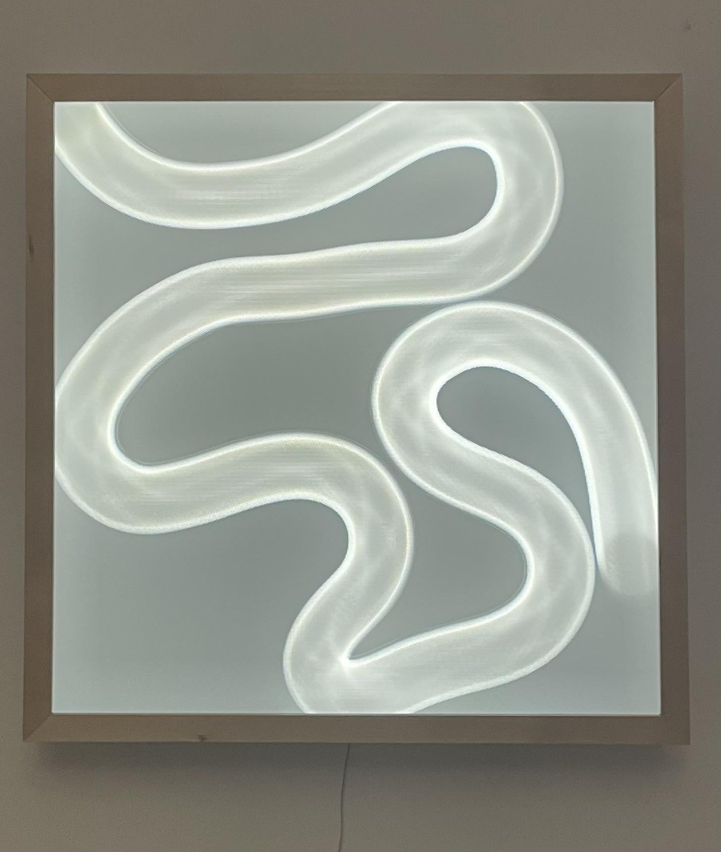 Acrylic Aramse Light Sculpture by Studio Lampent For Sale