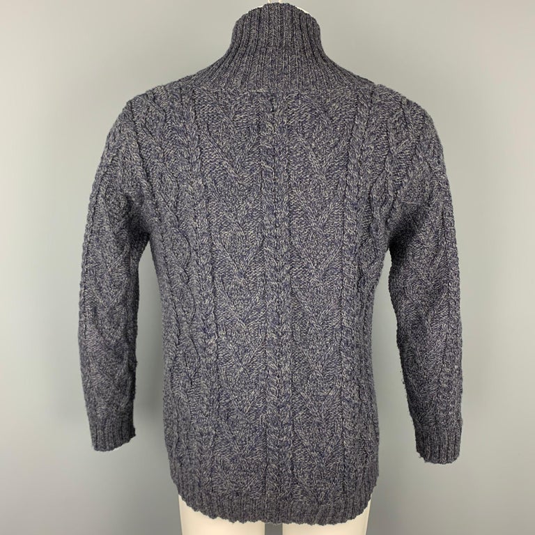 merino wool shawl collar sweater