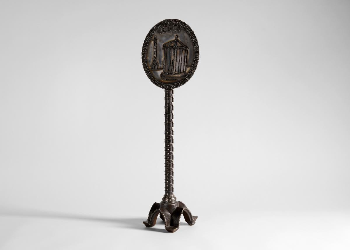 Américain Arango & Lollar, Temple of Vesta Rome, sculpture en fer et acier soudé, États-Unis en vente