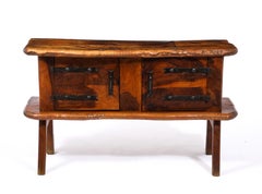 Armario de dos puertas Aranjou Burlwood, Francia Años 60