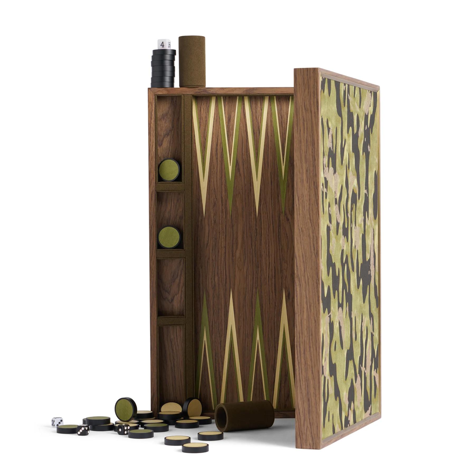 Placage Backgammon Greene & Greene en vente