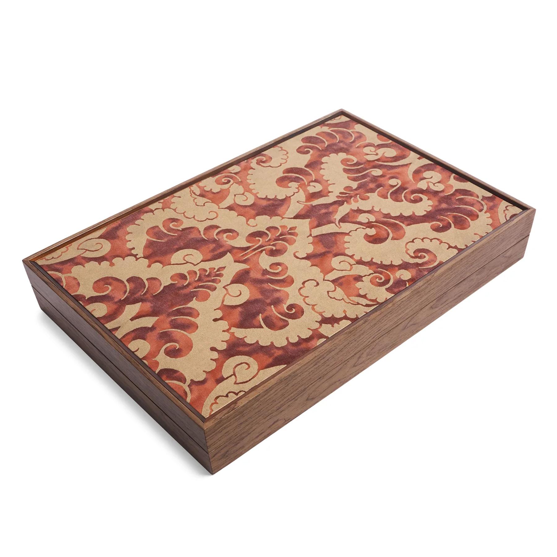 Chinois Backgammon rouge Aranka en vente