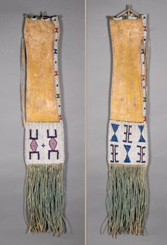 Arapaho Tobacco Pipe Bag, Circa 1870 – Late Classic Period Native American Art