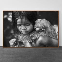 Child with Sloth, Cruzeiro do Sul, Acre Brazil
