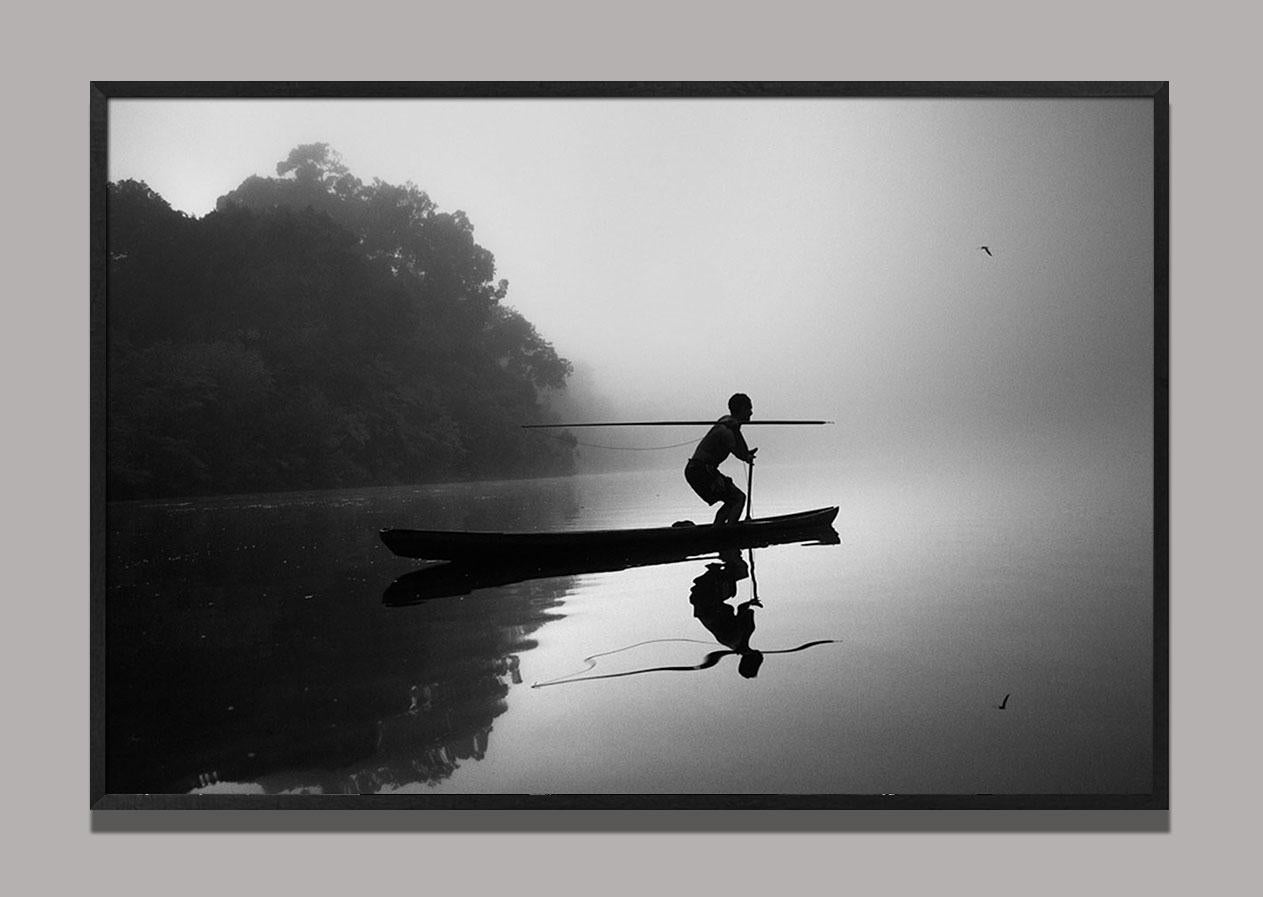 Pirarucu Fisherman, Jurua River, The Amazon Forest, Brazil - Photograph by Araquém Alcântara