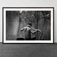 Ribeirinho Rio Solimoes, Amazonaswald, Brasilien (Fotografie)