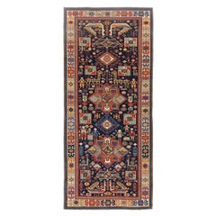 Ararat Rugs Akstafa Kazak Rug, 19th C. Caucasian Revival Carpet Natural Dyed