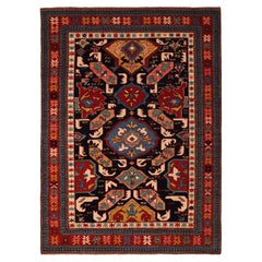 Ararat Rugs Alpan Kuba Rug Caucasian 19th C. Revival Kazak Carpet Natural Dyed