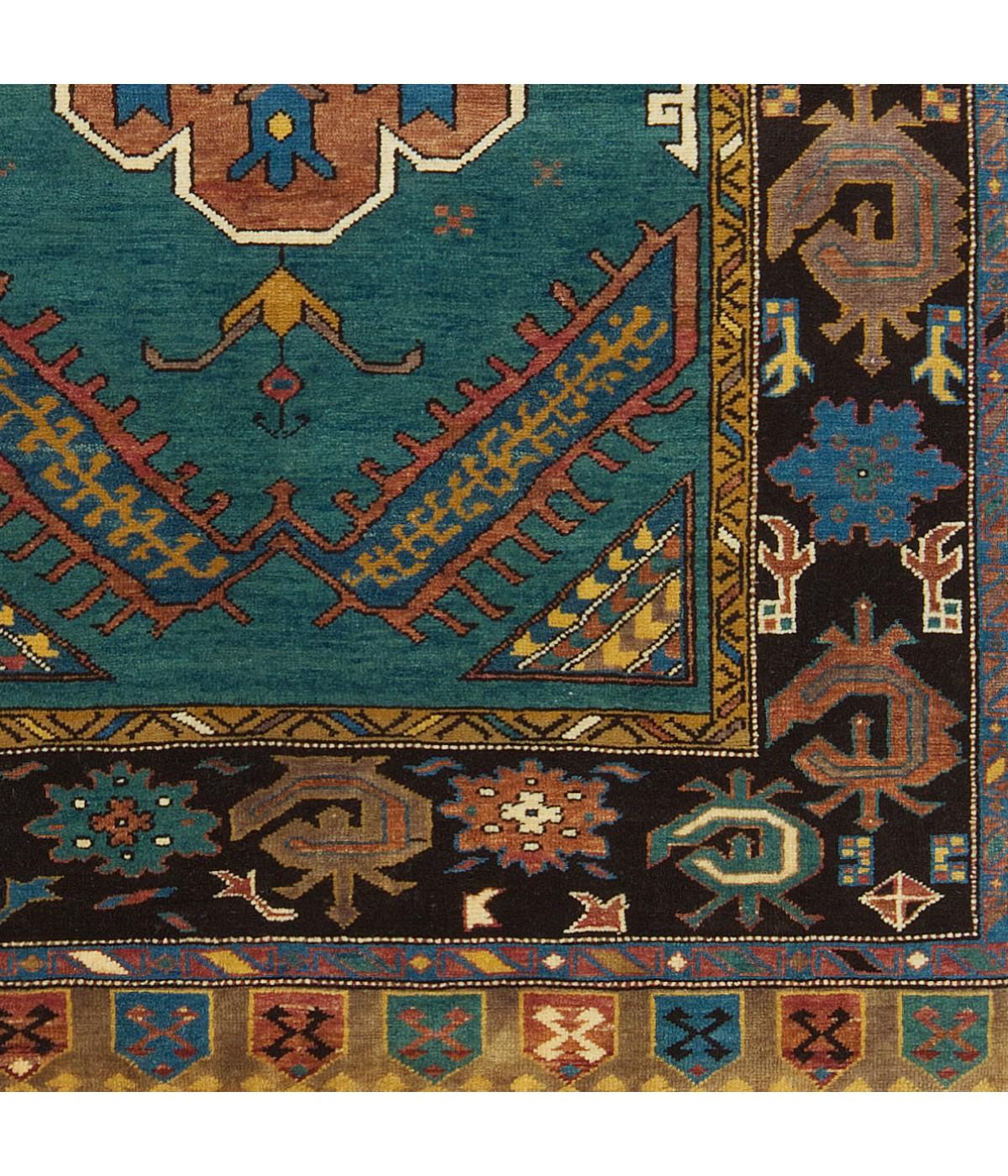 Oushak Ararat Rugs Tappeto a medaglione dell'Anatolia, Tappeto revival del XVI secolo, tinto in Nature in vendita