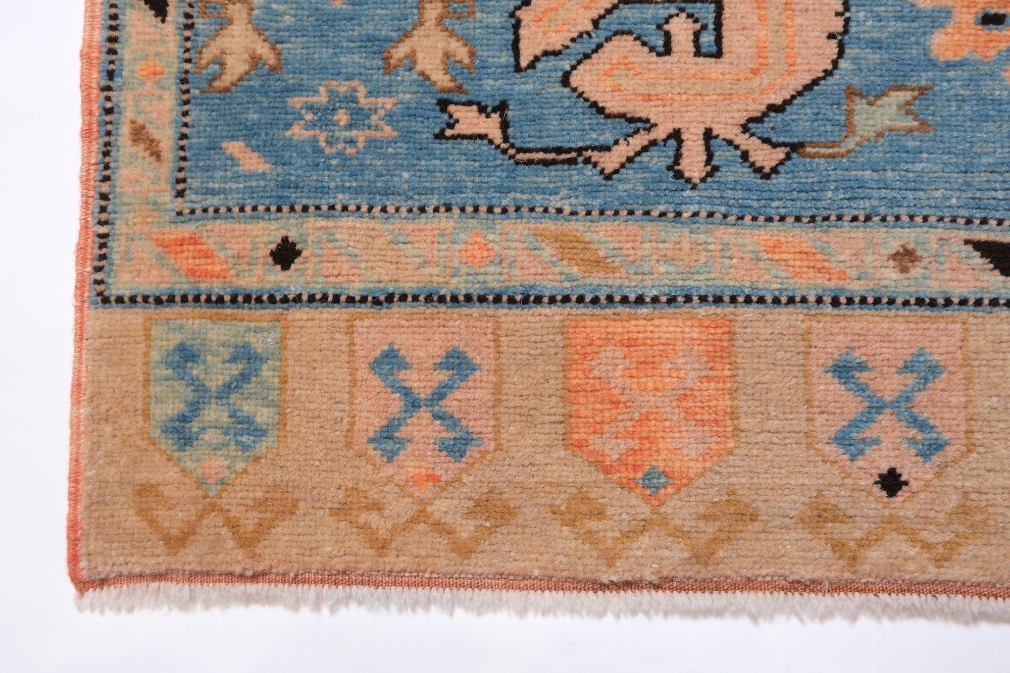 Ararat Rugs Alfombra Medallón Anatolia, Alfombra Renacimiento Siglo XVI Teñido Natural Oushak en venta