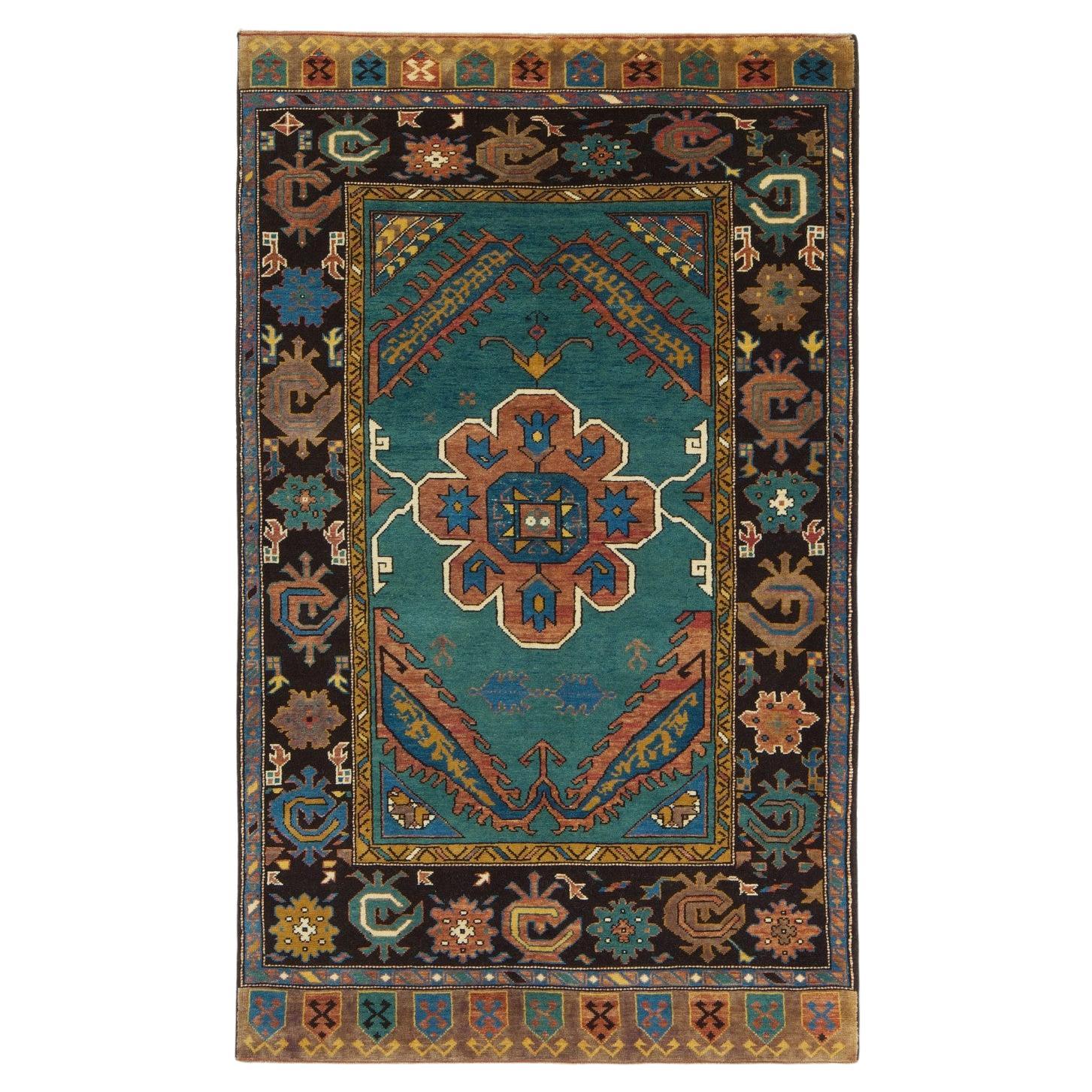 Ararat Rugs Anatolian Medallion Carpet, 16th Century Revival Rug Natural Dyed
