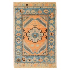 Ararat Rugs Anatolian Medallion Carpet, 16th Century Revival Rug Natural Dyed